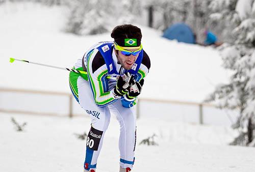 Leandro Ribela conseguiu mais um feito no Ski Cross Crountry nacional / Foto: Divulgação / CBDN